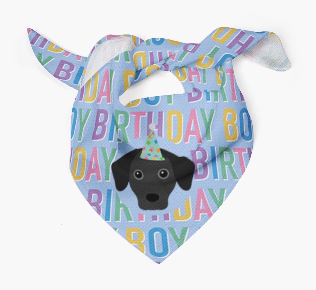 Birthday Boy: Personalised {breedFullName} Bandana