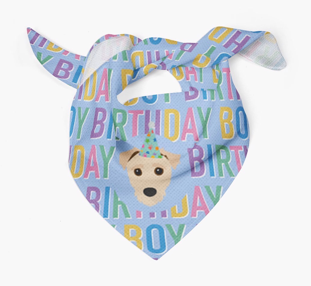 Birthday Boy: Personalised {breedFullName} Bandana