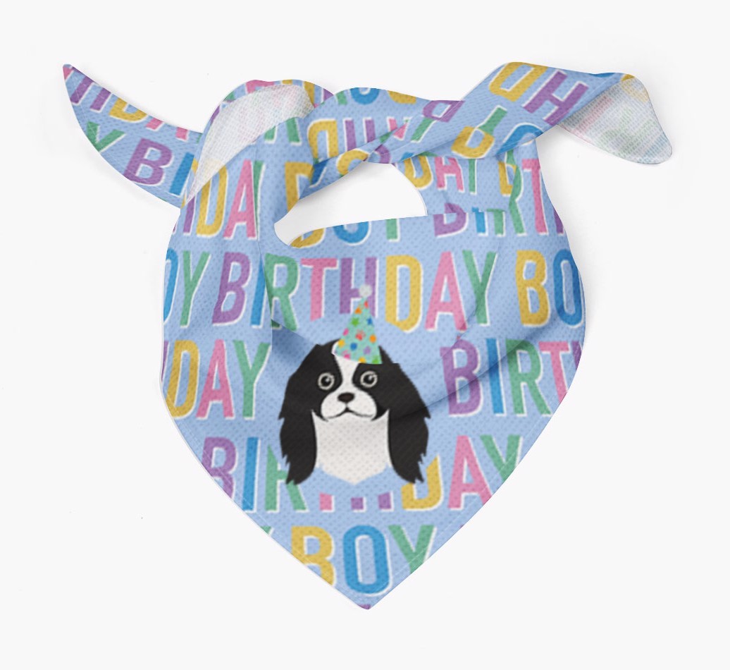 Birthday Boy: Personalised {breedFullName} Bandana