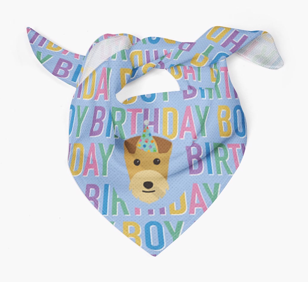 Birthday Boy: Personalised {breedFullName} Bandana