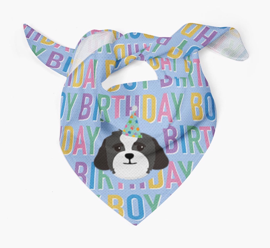 Birthday Boy: Personalised {breedFullName} Bandana
