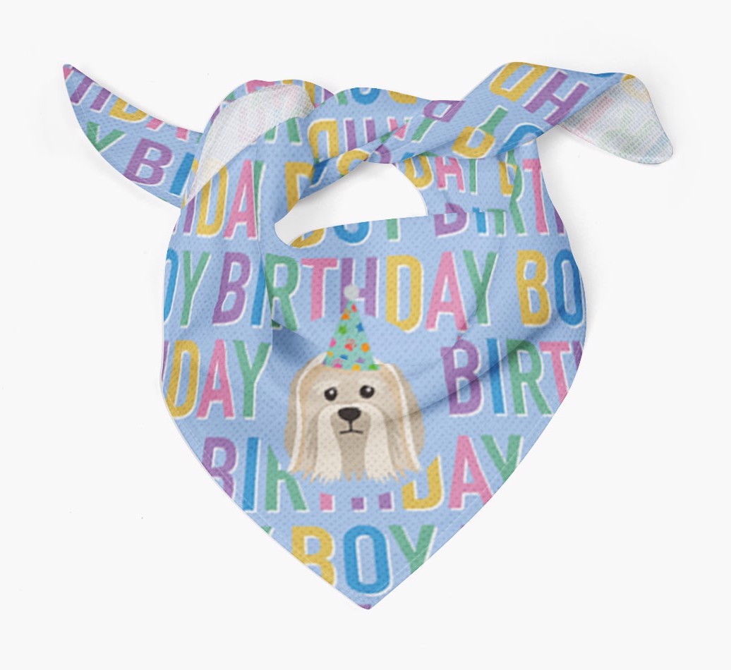 Birthday Boy: Personalised {breedFullName} Bandana