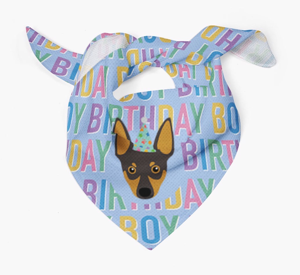 Birthday Boy: Personalised {breedFullName} Bandana