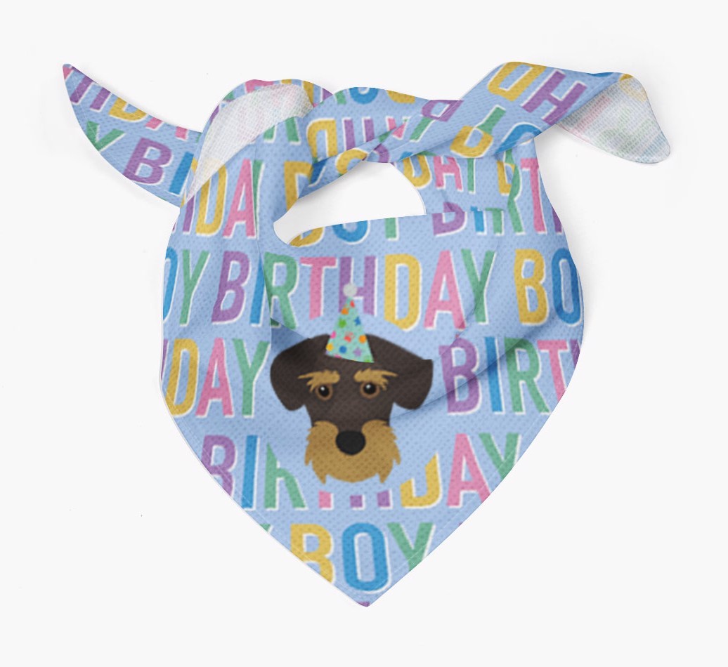 Birthday Boy: Personalised {breedFullName} Bandana