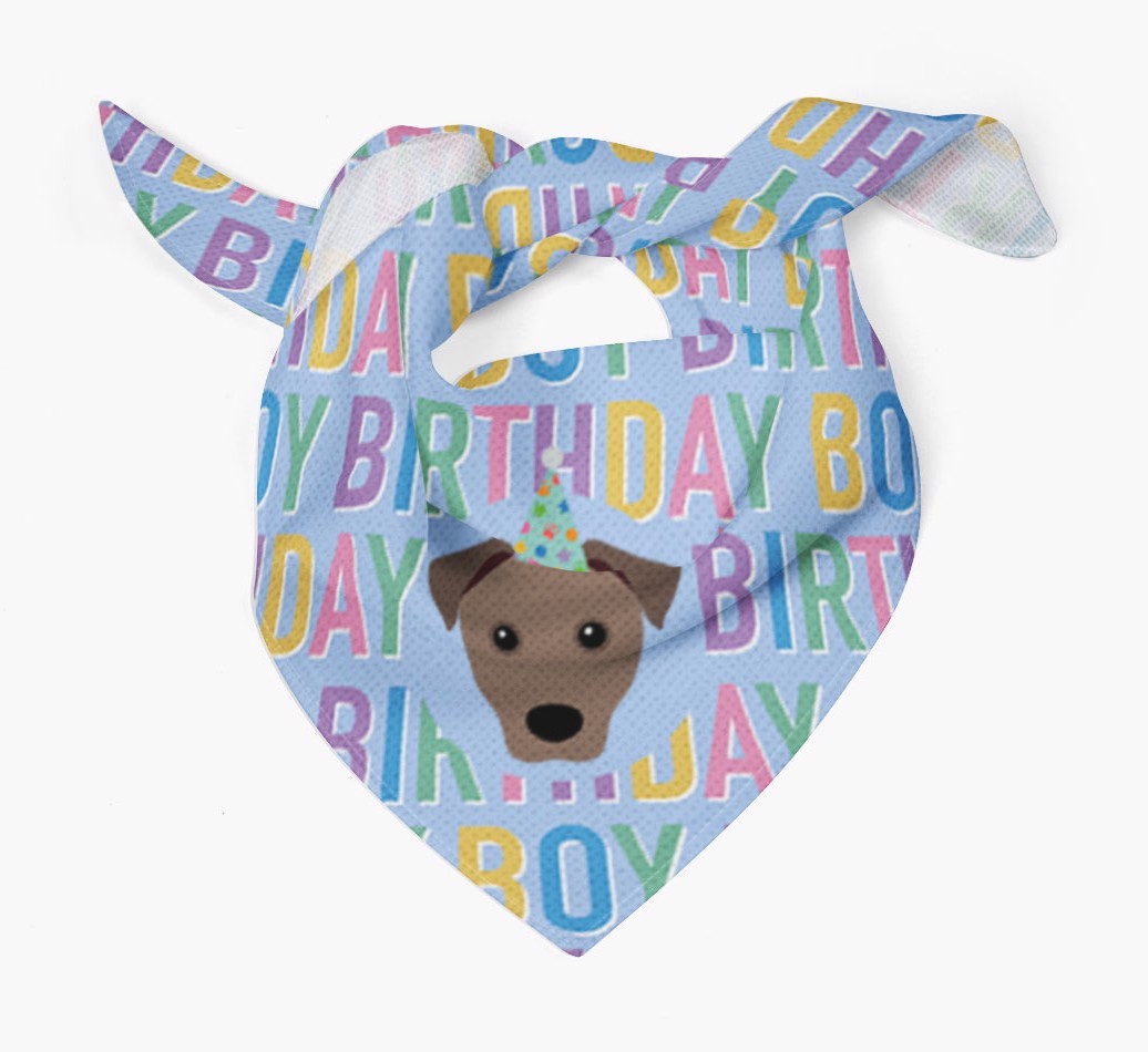 Birthday Boy: Personalised {breedFullName} Bandana