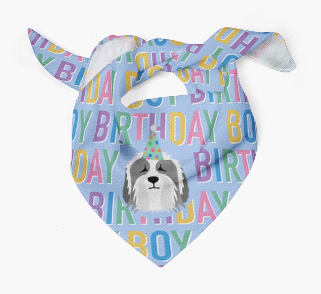 Birthday Boy: Personalised {breedFullName} Bandana