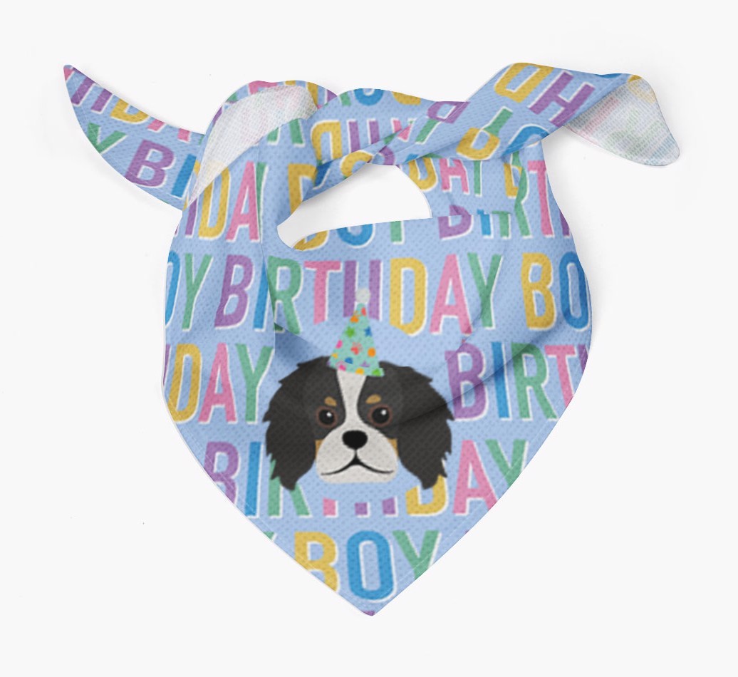 Birthday Boy: Personalised {breedFullName} Bandana