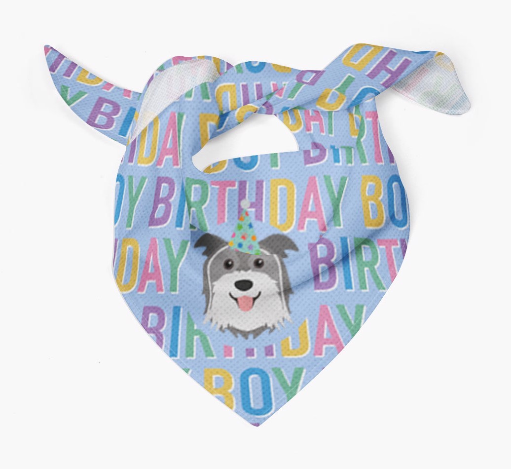 Birthday Boy: Personalised {breedFullName} Bandana