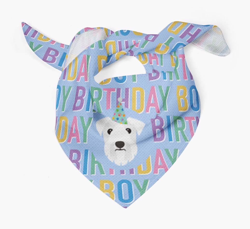 Birthday Boy: Personalised {breedFullName} Bandana