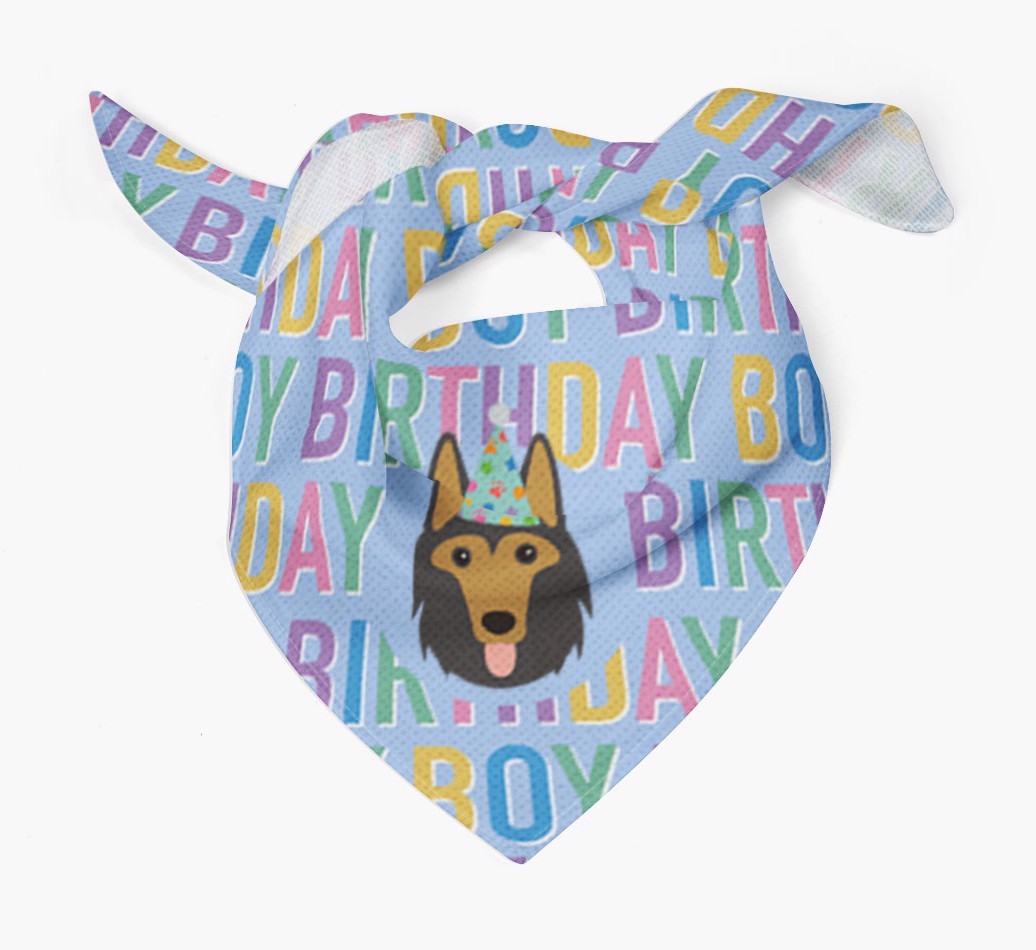 Birthday Boy: Personalized {breedFullName} Bandana