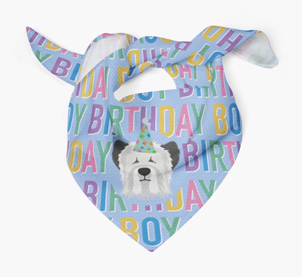 Birthday Boy: Personalised {breedFullName} Bandana