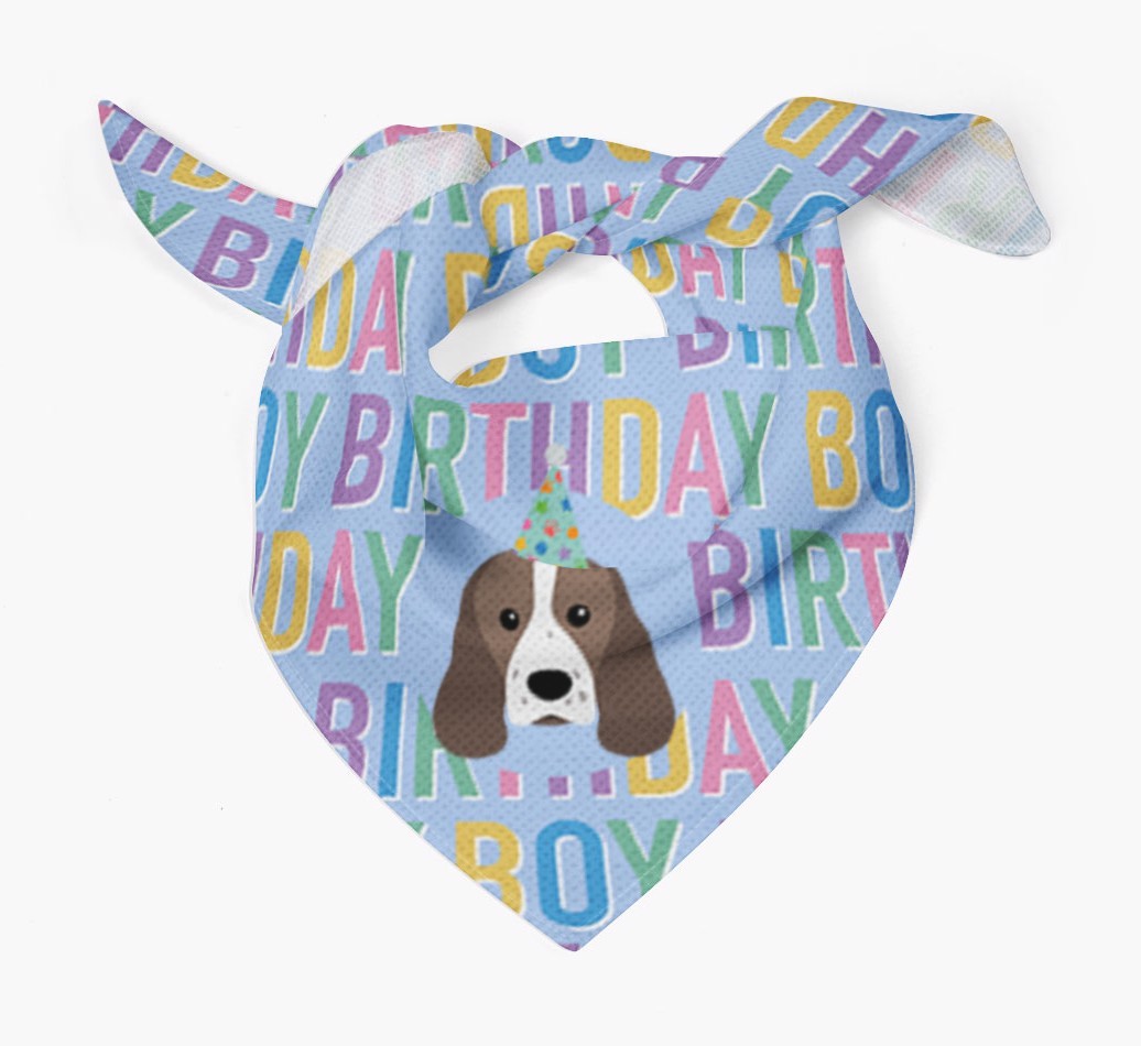 Birthday Boy: Personalized {breedFullName} Bandana