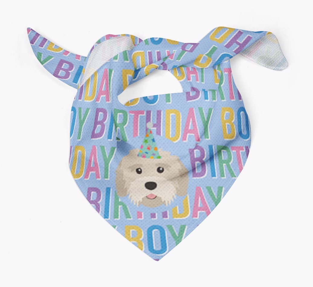 Birthday Boy: Personalised {breedFullName} Bandana