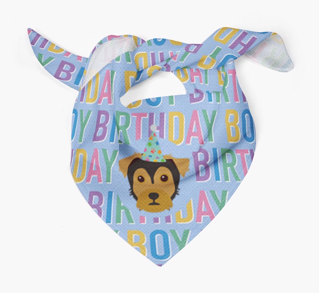Birthday Boy: Personalised {breedFullName} Bandana