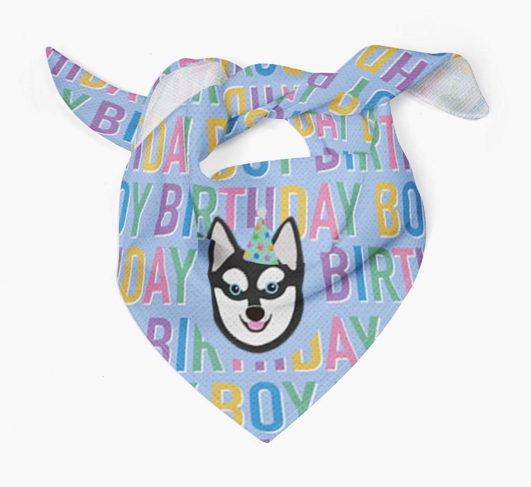 Birthday Boy: Personalized {breedFullName} Bandana