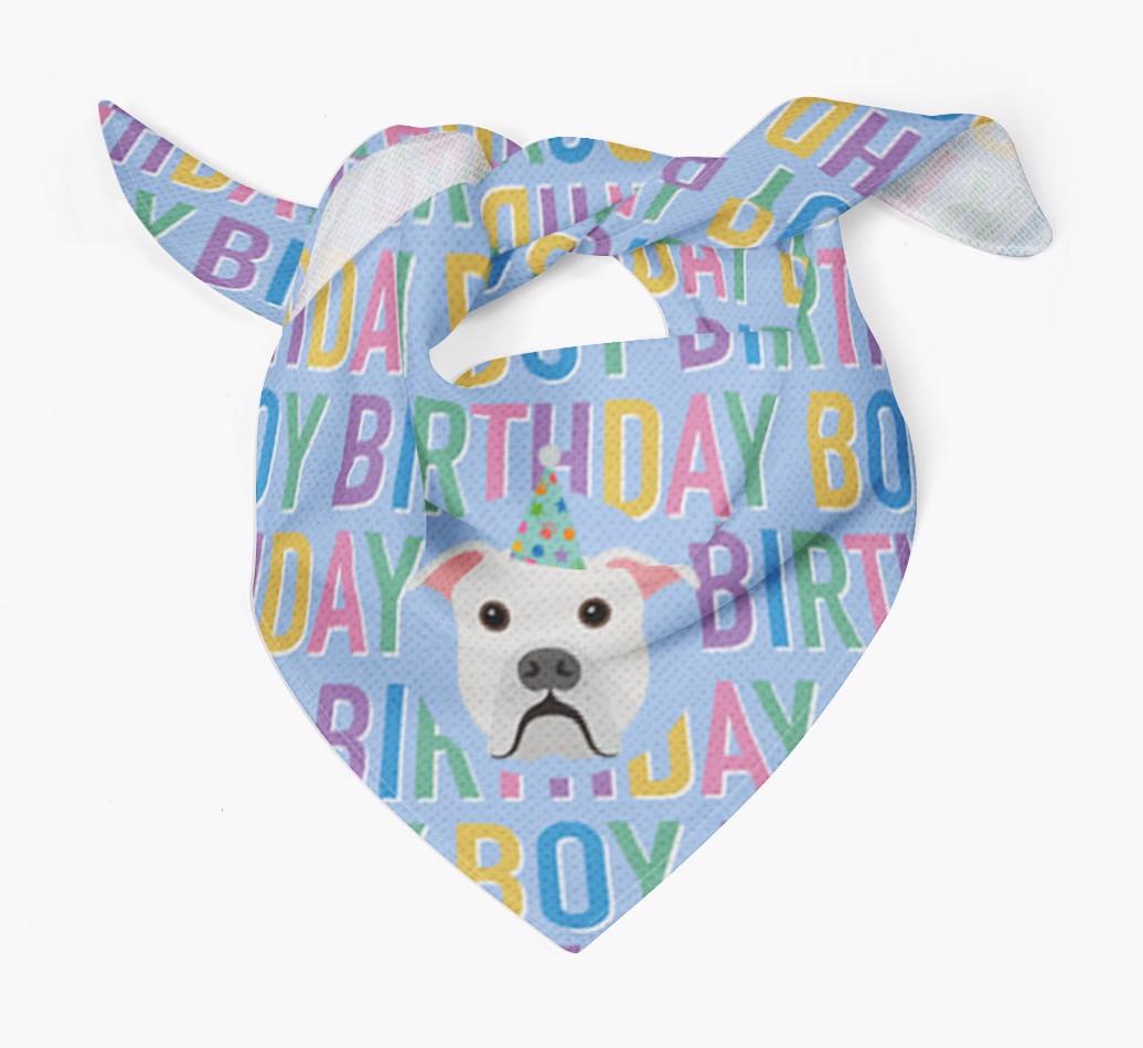 Birthday Boy: Personalized {breedFullName} Bandana