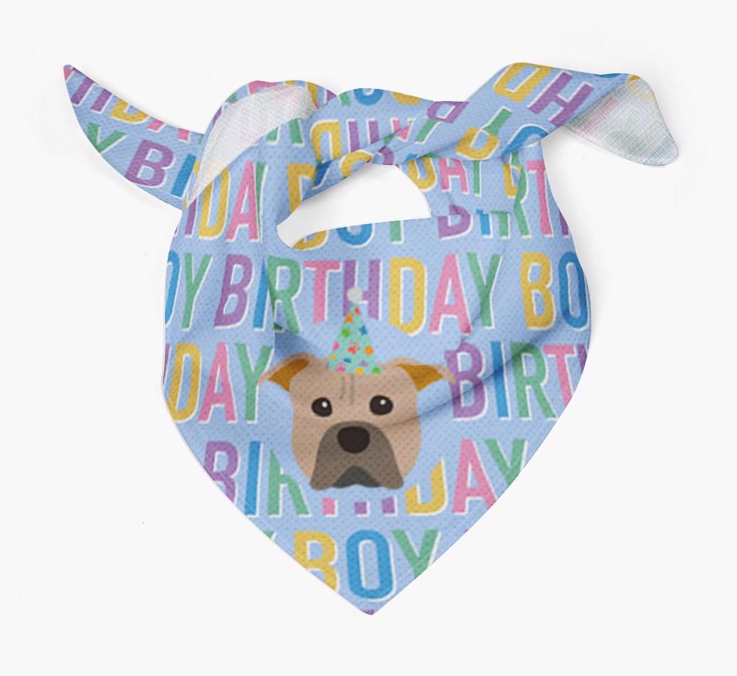 Birthday Boy: Personalized {breedFullName} Bandana