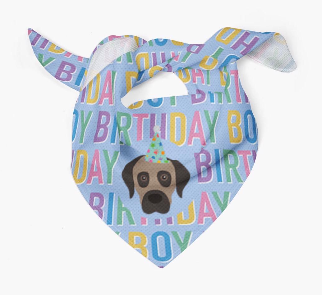 Birthday Boy: Personalized {breedFullName} Bandana