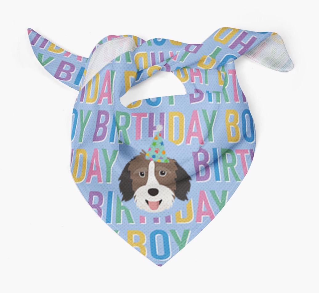 Birthday Boy: Personalized {breedFullName} Bandana
