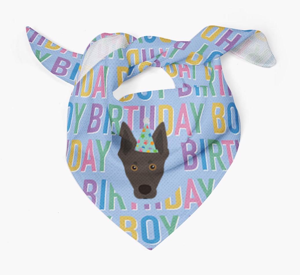 Birthday Boy: Personalized {breedFullName} Bandana