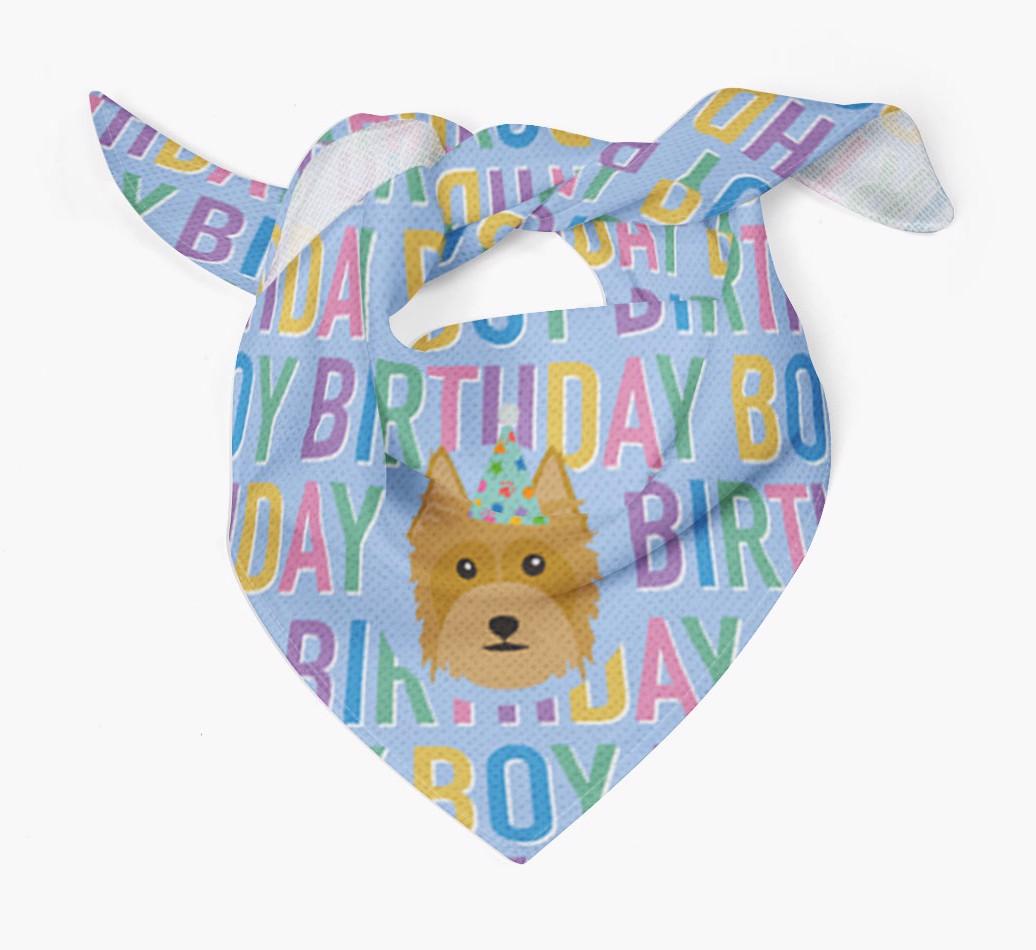 Birthday Boy: Personalized {breedFullName} Bandana