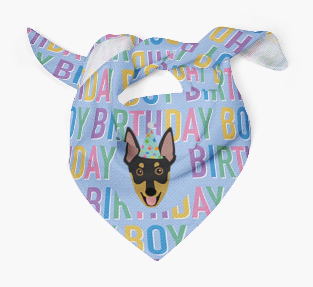 Birthday Boy: Personalized {breedFullName} Bandana