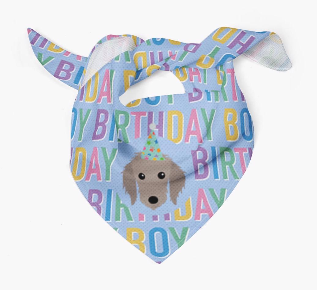 Birthday Boy: Personalized {breedFullName} Bandana