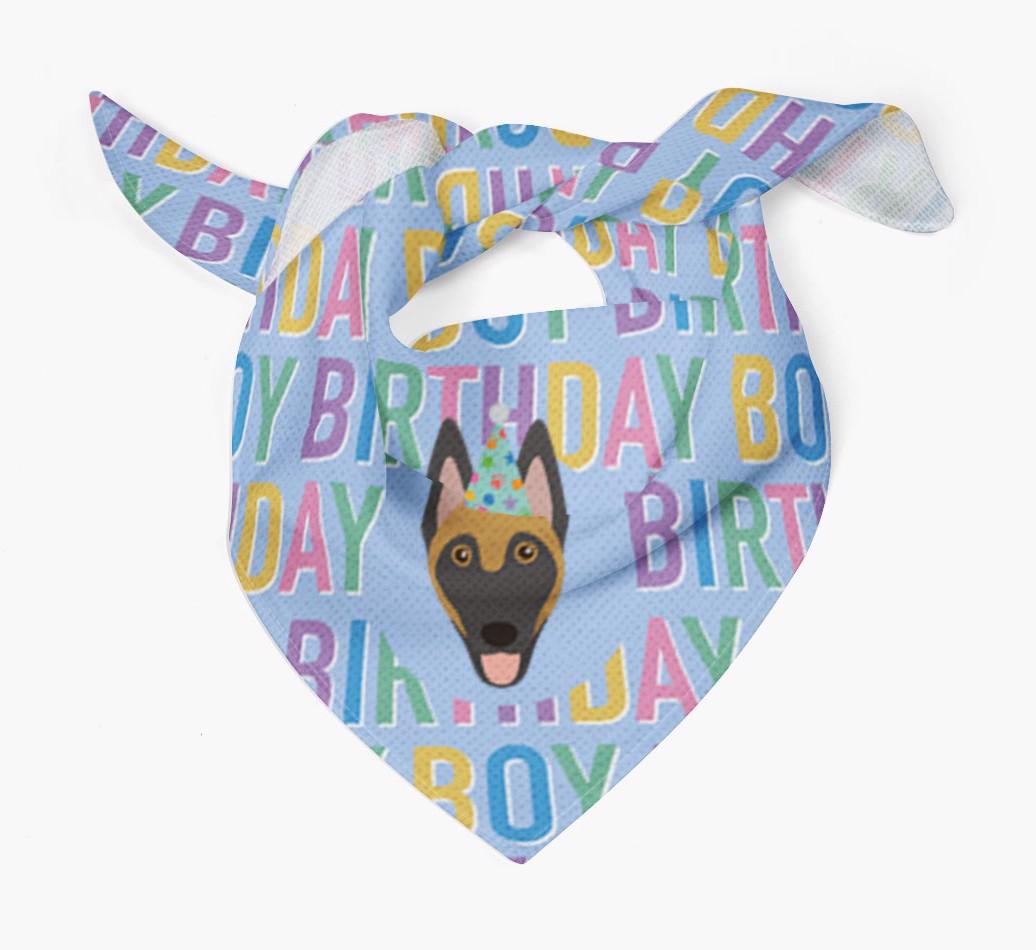 Birthday Boy: Personalized {breedFullName} Bandana