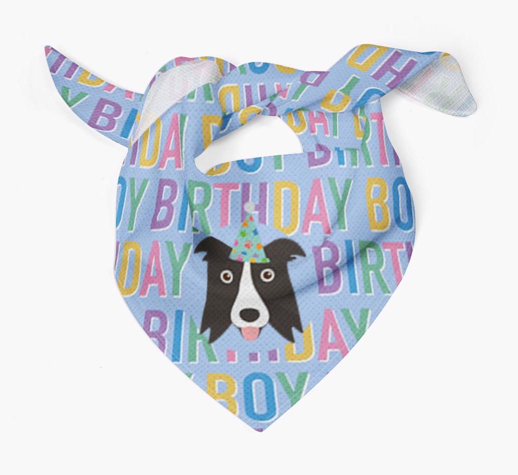 Birthday Boy: Personalized {breedFullName} Bandana