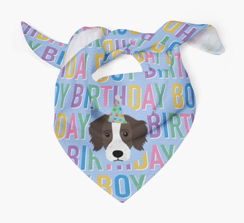Birthday Boy: Personalized {breedFullName} Bandana