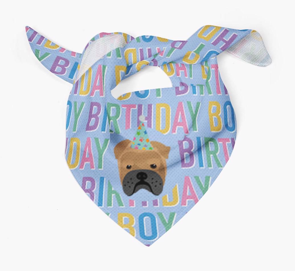 Birthday Boy: Personalized {breedFullName} Bandana
