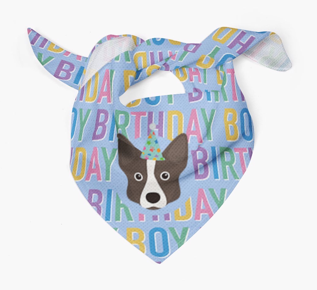 Birthday Boy: Personalized {breedFullName} Bandana