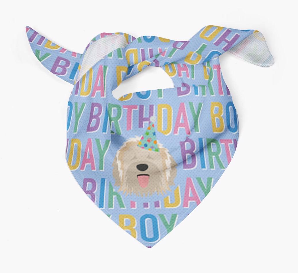 Birthday Boy: Personalized {breedFullName} Bandana