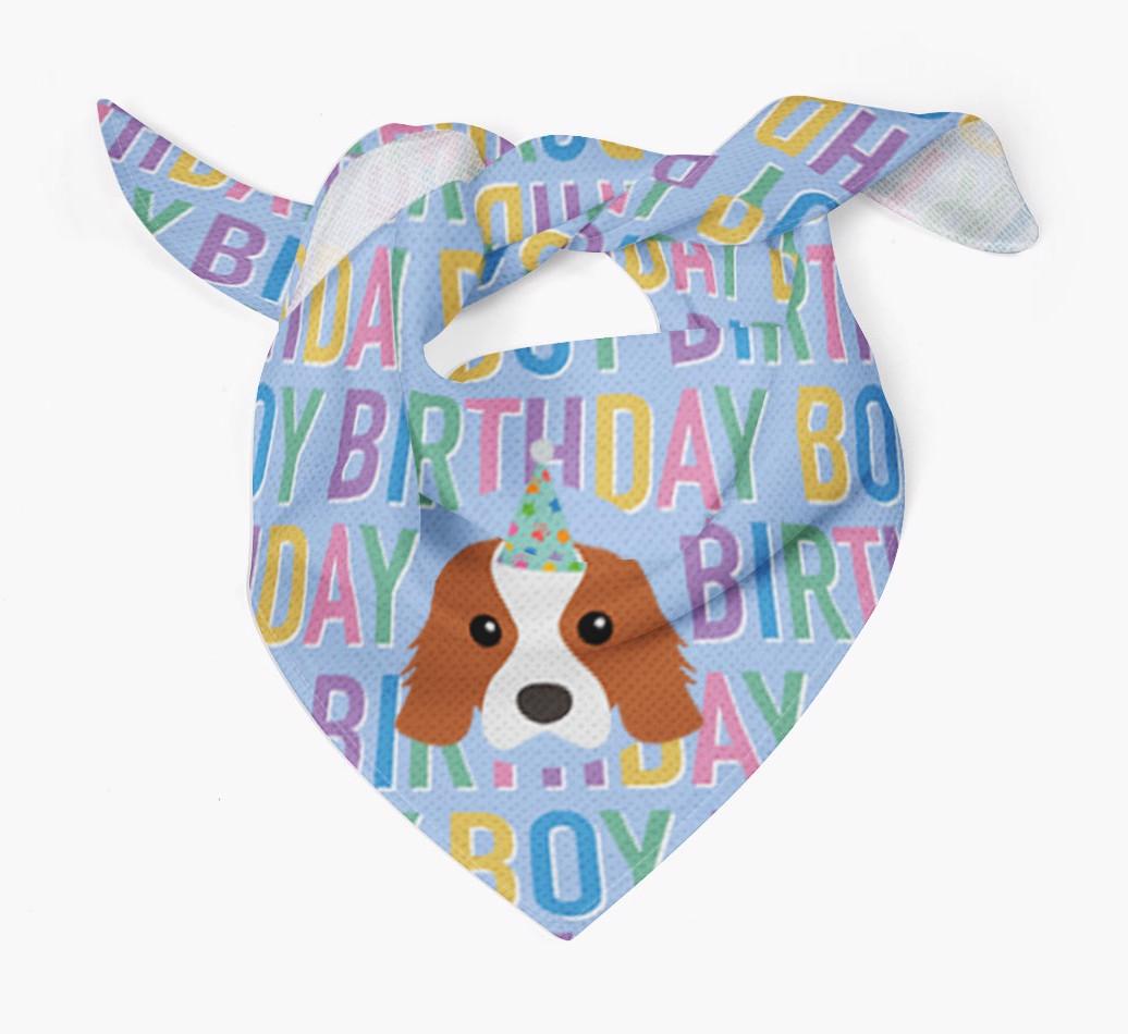Birthday Boy: Personalized {breedFullName} Bandana
