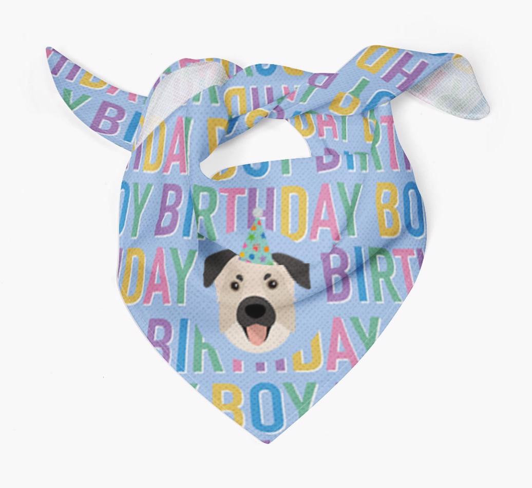 Birthday Boy: Personalized {breedFullName} Bandana