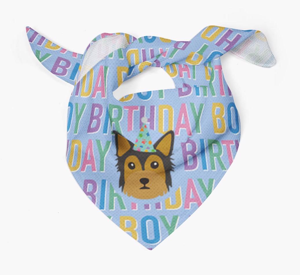 Birthday Boy: Personalized {breedFullName} Bandana