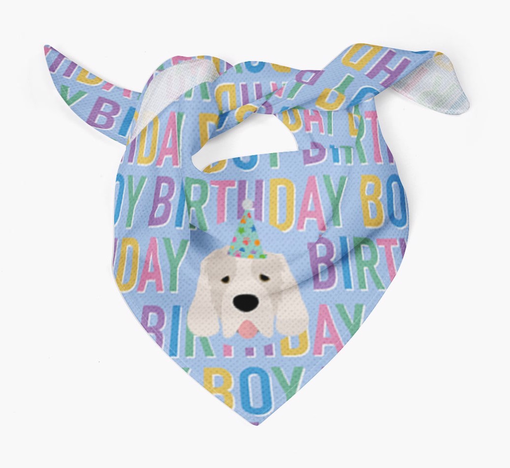 Birthday Boy: Personalized {breedFullName} Bandana