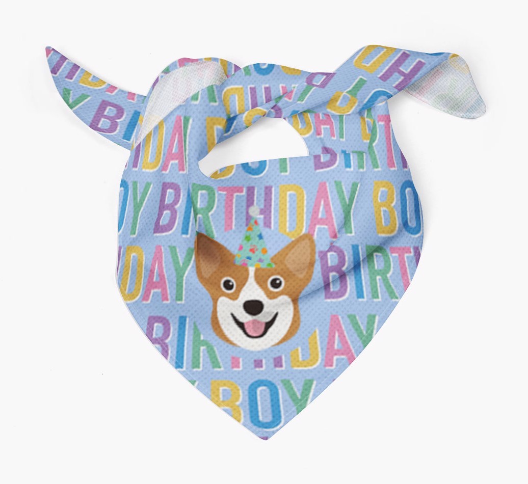 Birthday Boy: Personalized {breedFullName} Bandana