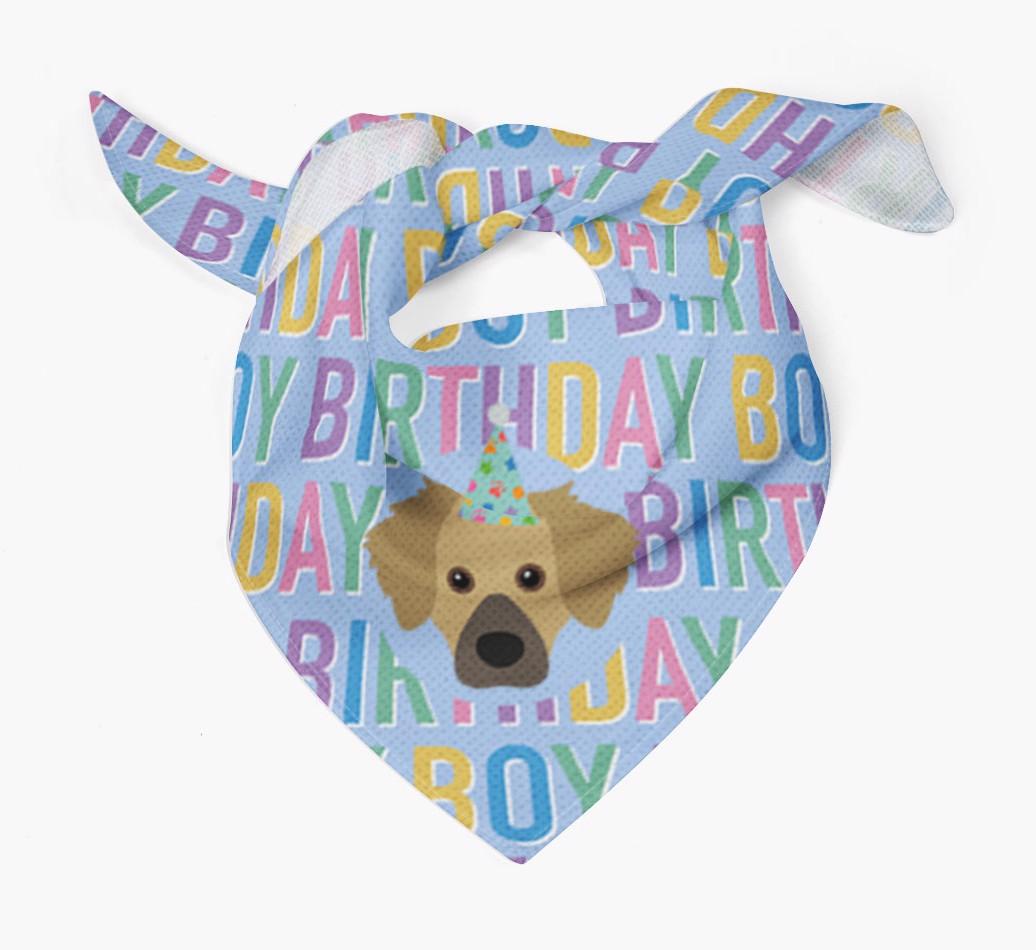 Birthday Boy: Personalized {breedFullName} Bandana
