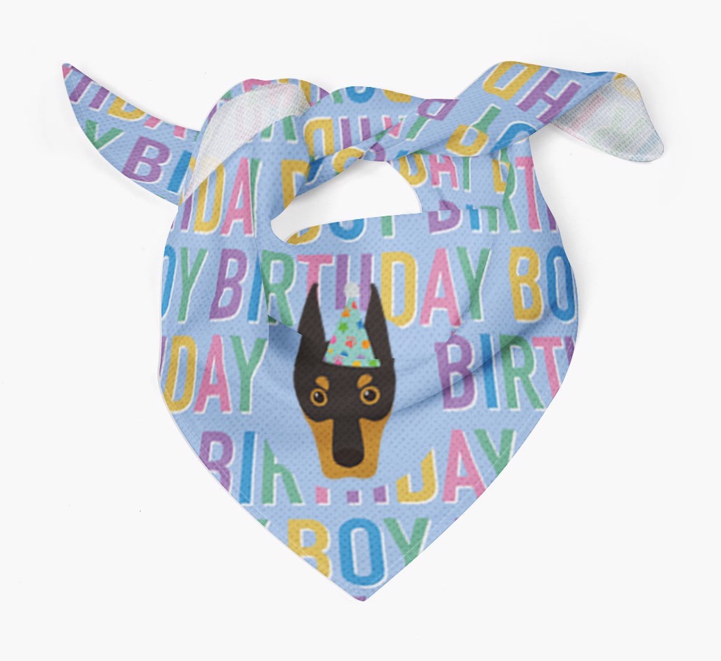 Birthday Boy: Personalized {breedFullName} Bandana