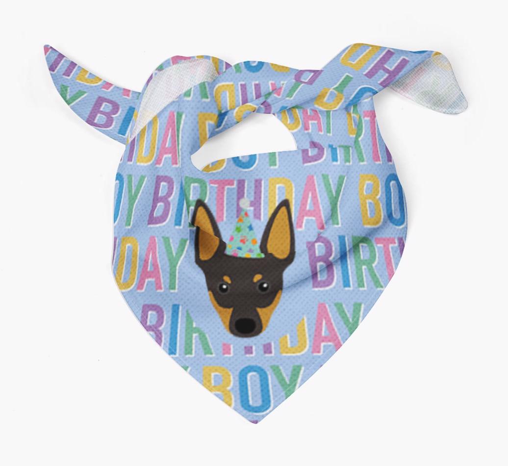 Birthday Boy: Personalized {breedFullName} Bandana
