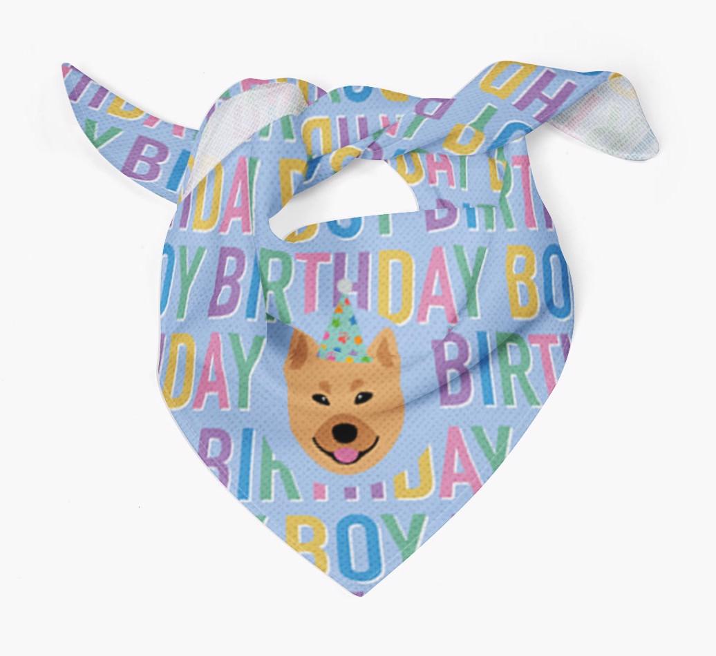Birthday Boy: Personalized {breedFullName} Bandana