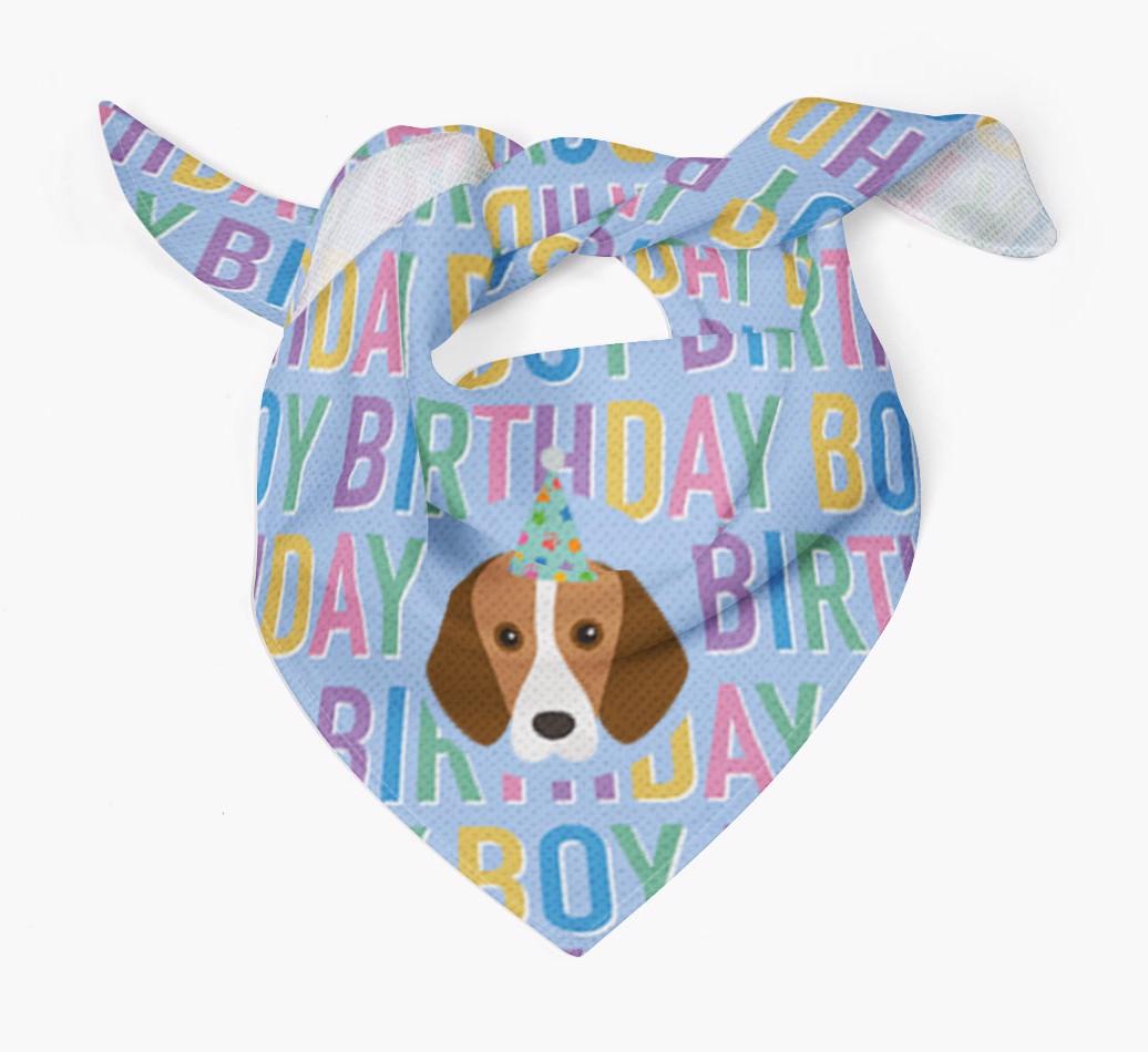 Birthday Boy: Personalized {breedFullName} Bandana