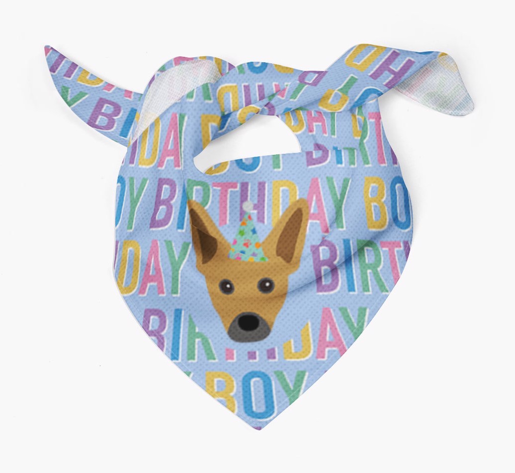 Birthday Boy: Personalized {breedFullName} Bandana