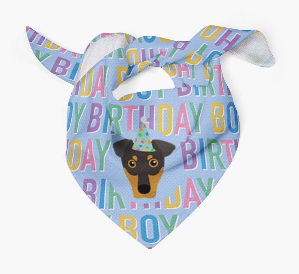 Birthday Boy: Personalized {breedFullName} Bandana