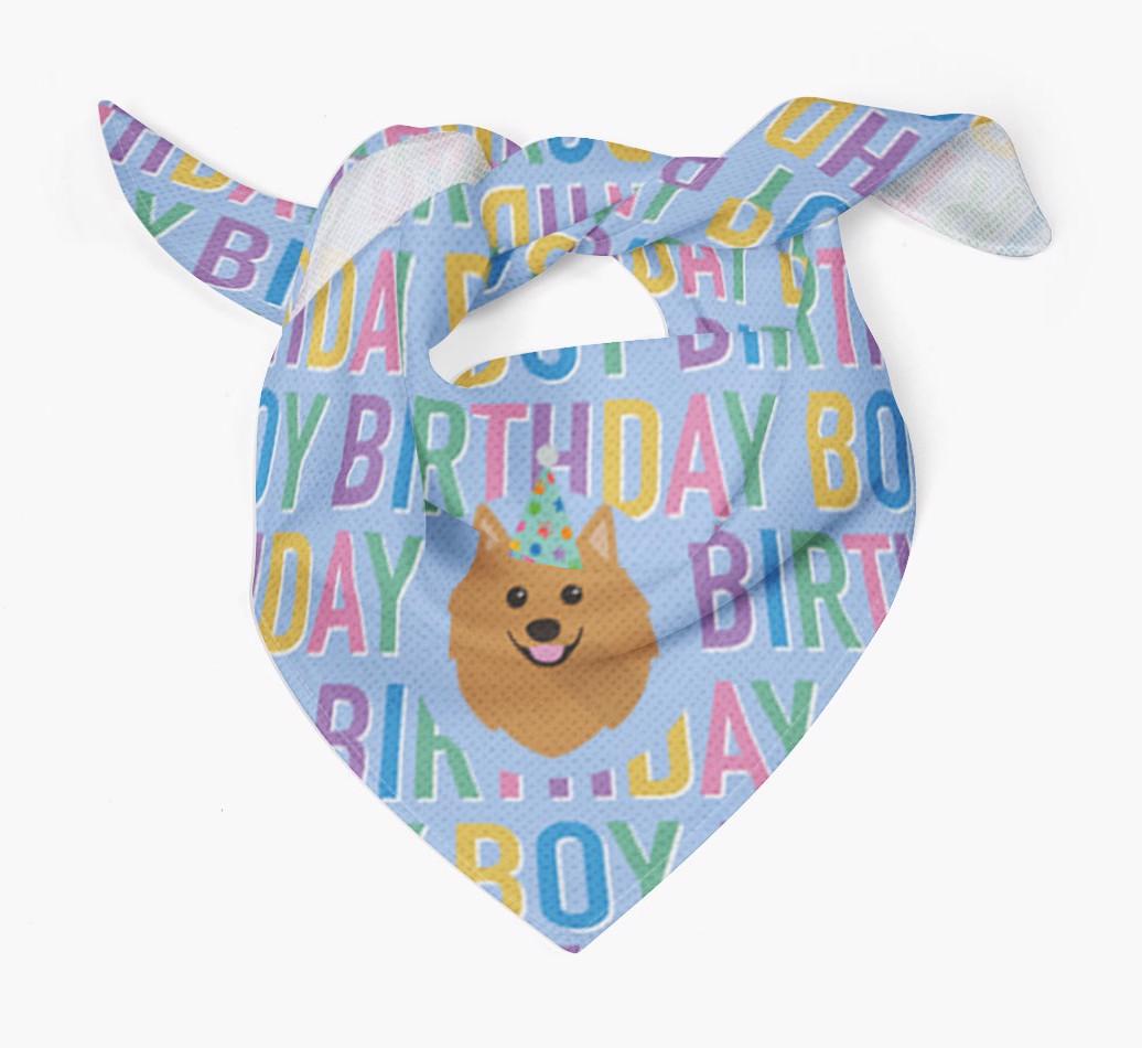 Birthday Boy: Personalized {breedFullName} Bandana