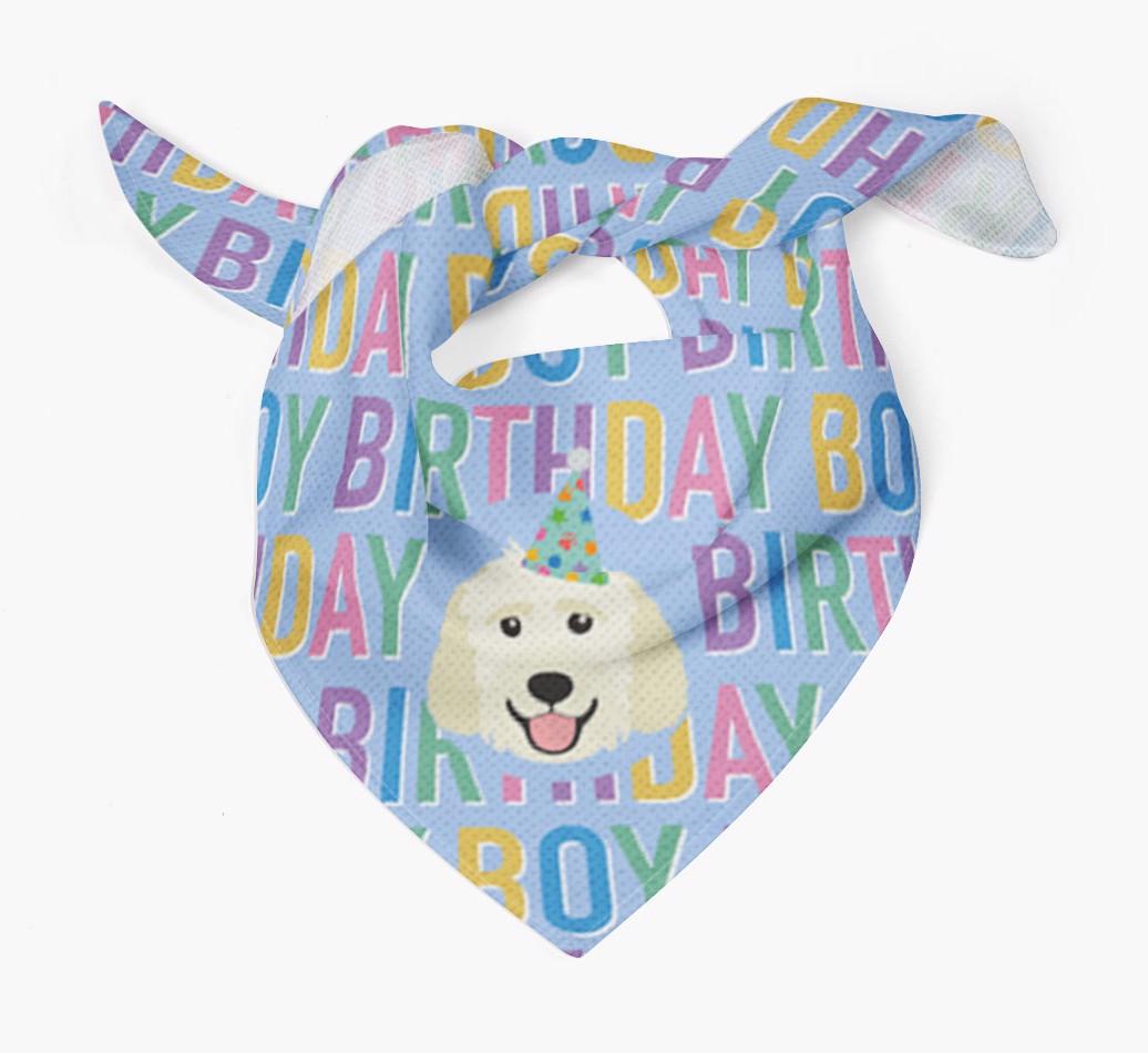 Birthday Boy: Personalized {breedFullName} Bandana