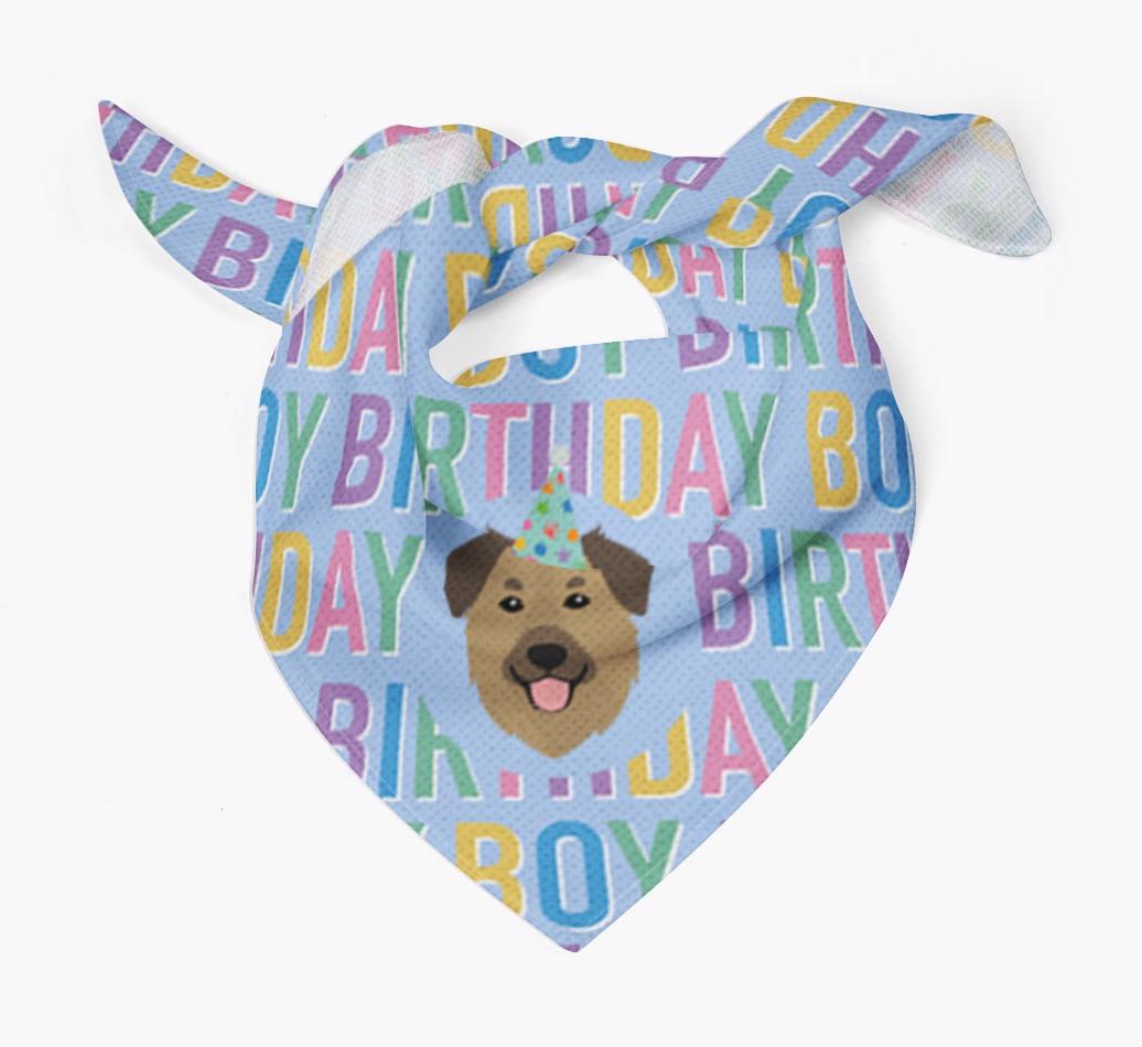 Birthday Boy: Personalized {breedFullName} Bandana