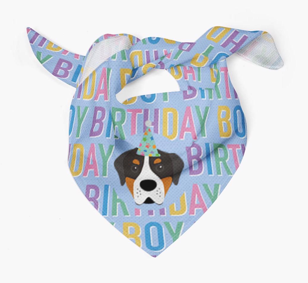 Birthday Boy: Personalized {breedFullName} Bandana