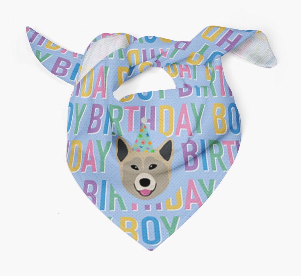 Birthday Boy: Personalized {breedFullName} Bandana